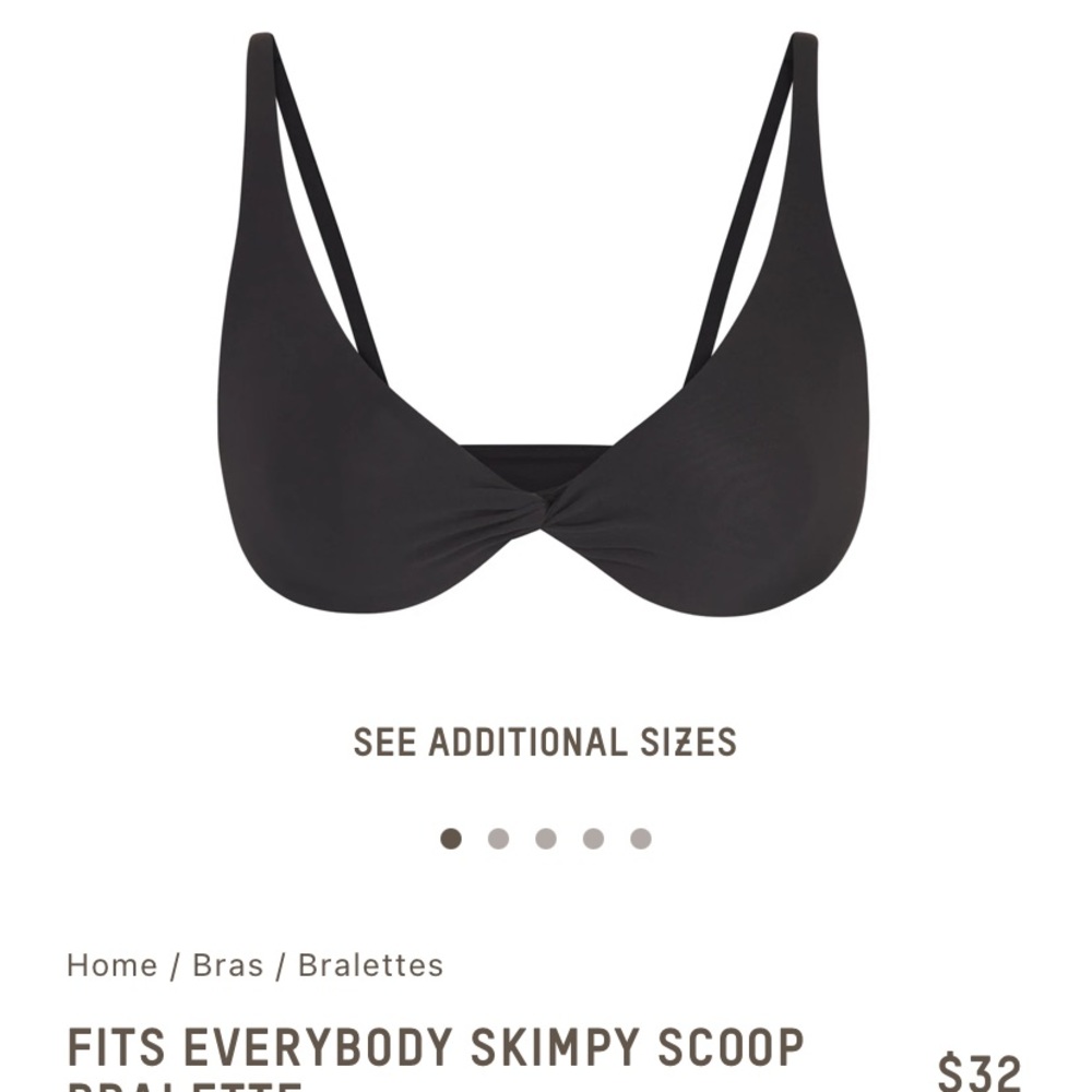 Skims skimpy bralette